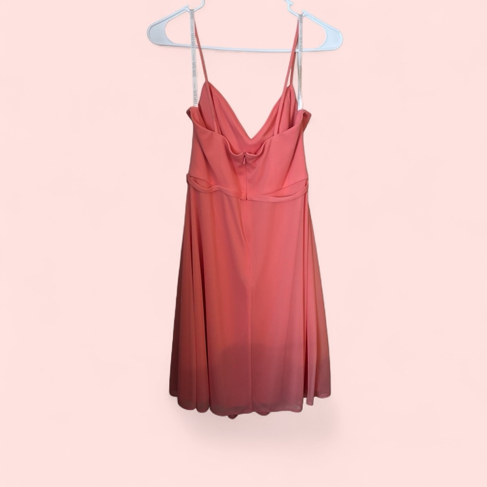 Coral Bridesmaids Dress or Homecoming/Prom Dress - Picture 4 of 6